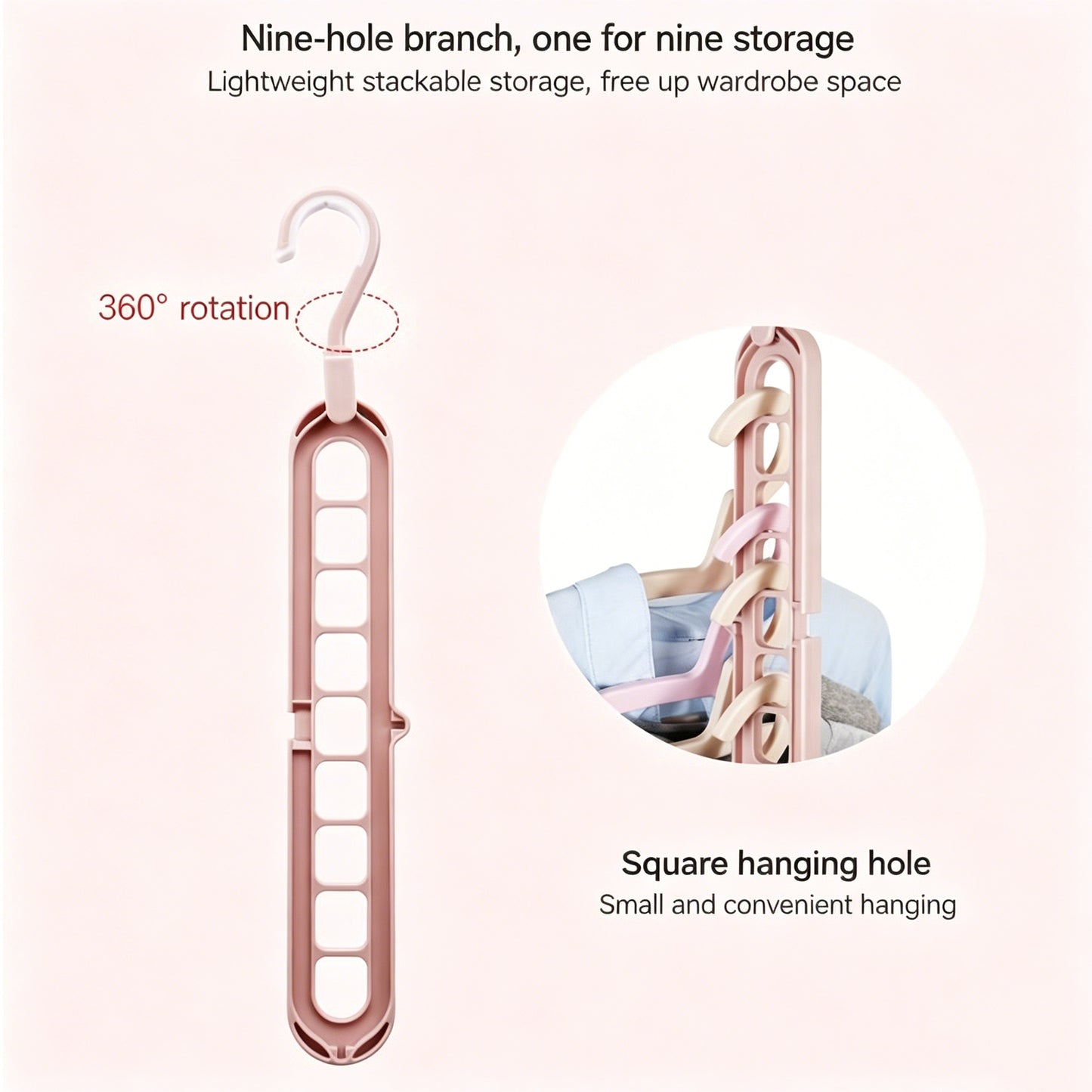 🔥Last Day Buy 1 get 3 free一49% off🔥 JEREMYTIS™Nine-hole clothes hanger👕