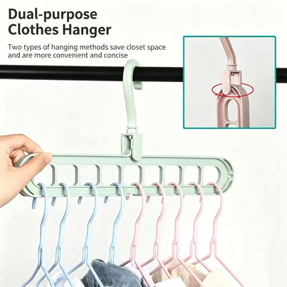 🔥Last Day Buy 1 get 3 free一49% off🔥 JEREMYTIS™Nine-hole clothes hanger👕
