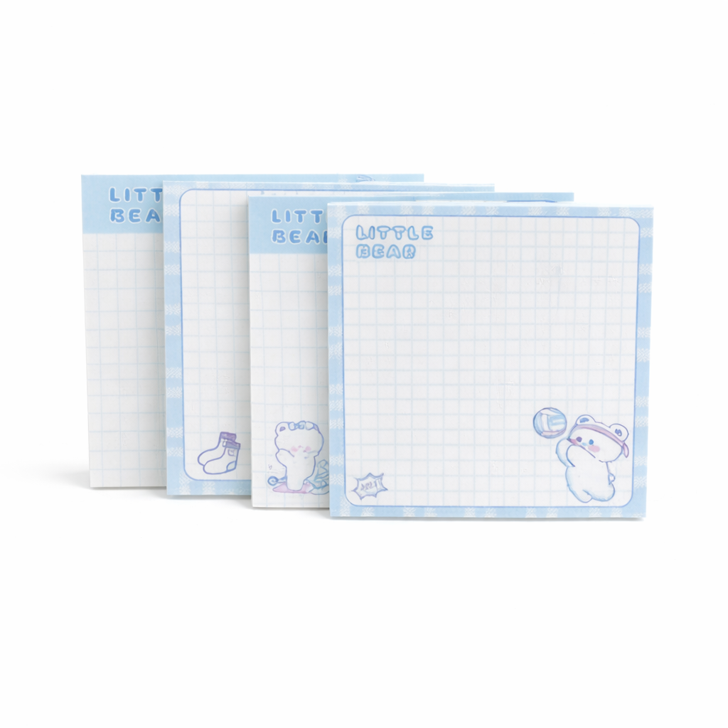 Pastel Gingham Aesthetic Memo Pads