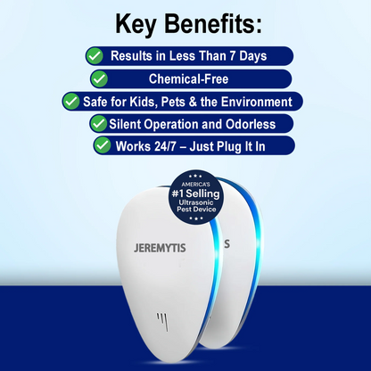 🔥LAST DAY-Buy 1, Get 1 Free一$12.99 each🔥JEREMYTIS™ 2026 New Pest Repeller—Fully eliminate pests