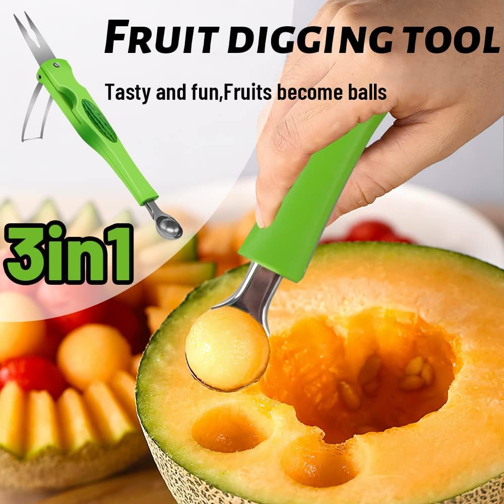 🔥Last Day Buy 1 get 1 free—49% off🔥JEREMYTIS™Multifunctional Watermelon Scoop🍉