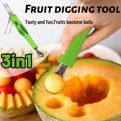 🔥Last Day Buy 1 get 1 free—49% off🔥JEREMYTIS™Multifunctional Watermelon Scoop🍉