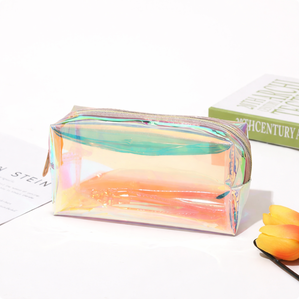 Clear Holographic Pencil Case