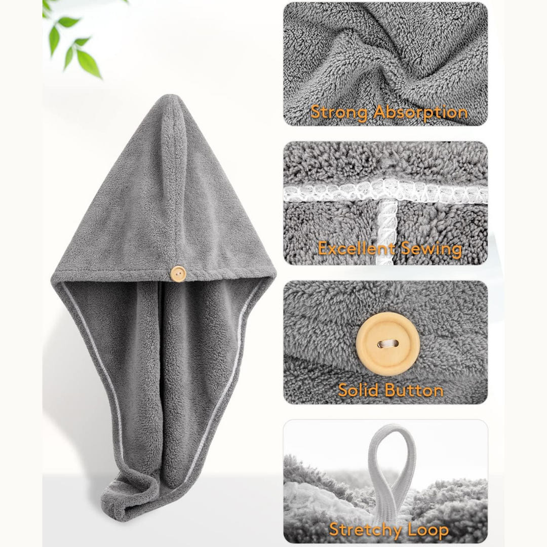 🔥Last day Buy 1 get 1 free—$12.49 each🔥JEREMYTIS™ Ultra-Fine Fiber Drying Cap👒