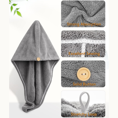 🔥Last day Buy 1 get 1 free—$12.49 each🔥JEREMYTIS™ Ultra-Fine Fiber Drying Cap👒