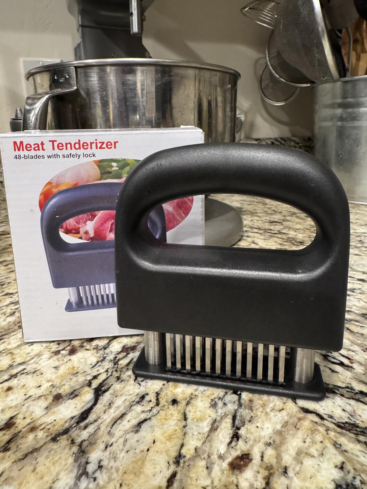 JEREMYTIS meat tenderizer with packaging
