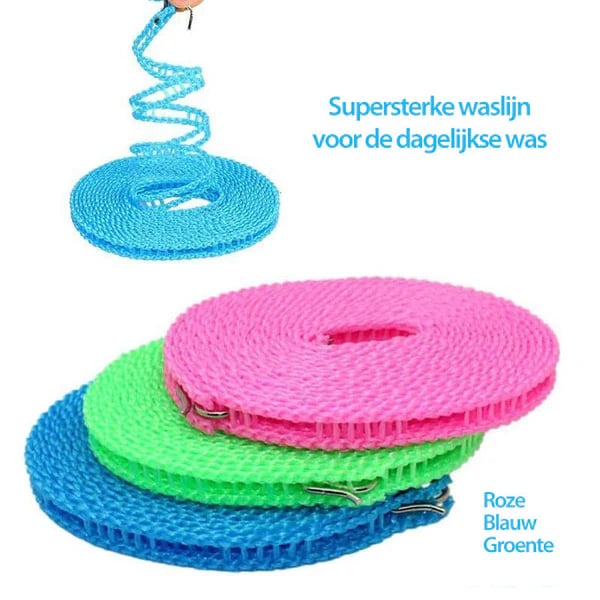 🔥LAST DAY BUY 1 GET 1🔥Non-slip, Wind-Resistant Clothesline with Hooks👕