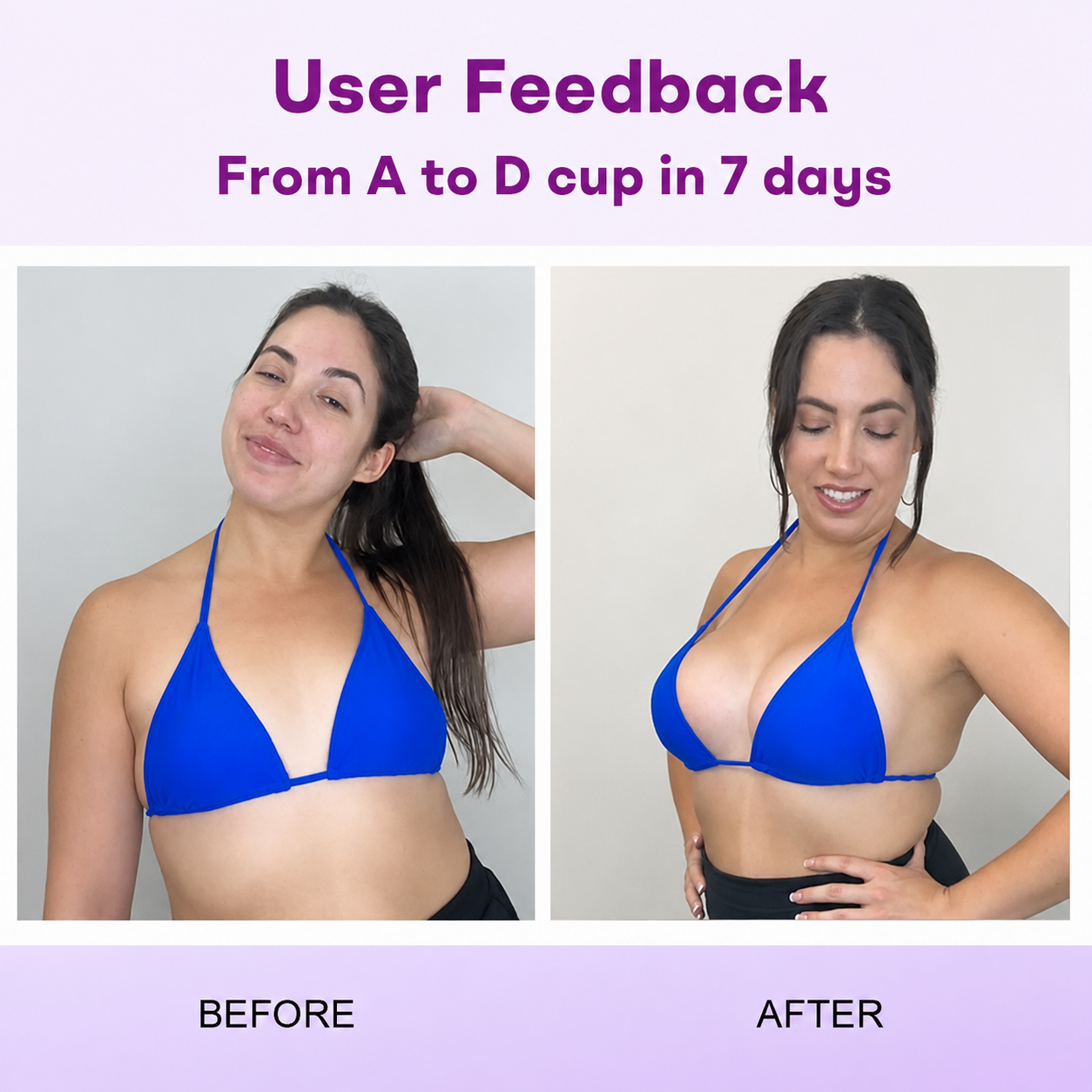 Customer style before and after feedback image two