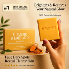 🔥Last day Buy 1 get 1 free—49% off🔥JEREMYTIS™ Turmeric & Kojic Acid Brightening Soap🫧
