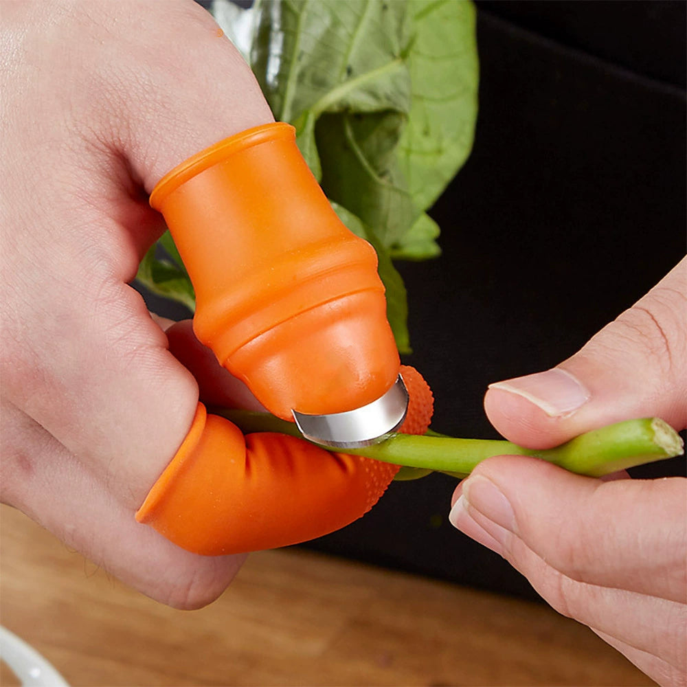 🔥Last day Buy 1 get 1 free—$9.99 each🌳 JEREMYTIS™ Silicone Thumb Knife 6-Piece Set