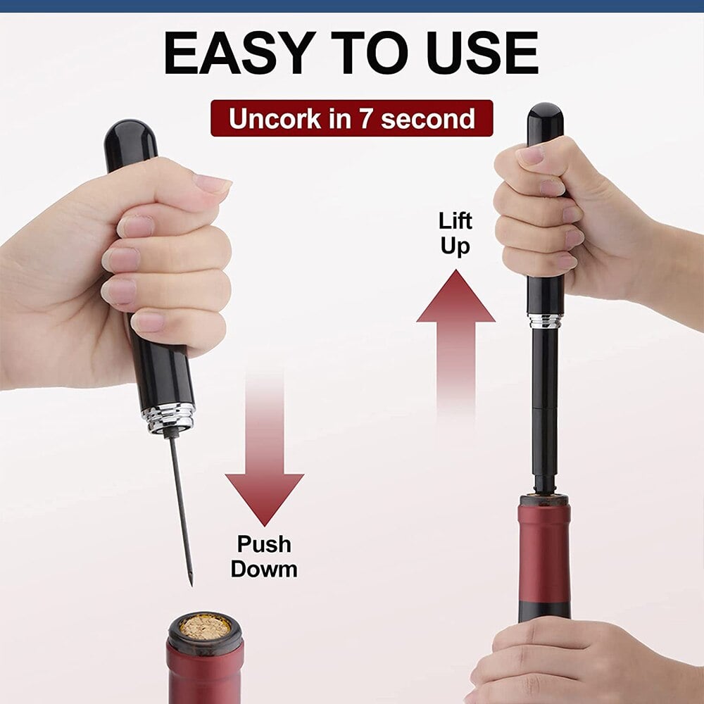 💥Last Day Buy 1 get 1 free一49% off💕 JEREMYTIS™🍷Air-Pressure Wine Opener🍾