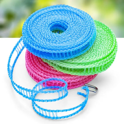 🔥LAST DAY BUY 1 GET 1🔥Non-slip, Wind-Resistant Clothesline with Hooks👕