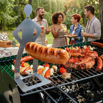 🔥Last Day Buy 2 Get 2🔥Funny Stainless Steel Sausage Grill Rack🌭
