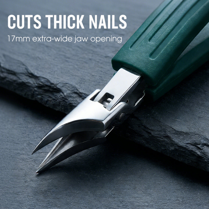 Precision nail clipper for home pedicure