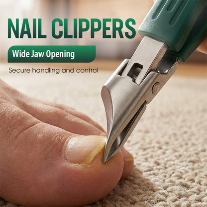 🔥Last Day Buy 1 get 1 free—49% off🔥Super-handy anti-splatter slanted nail clippers👍
